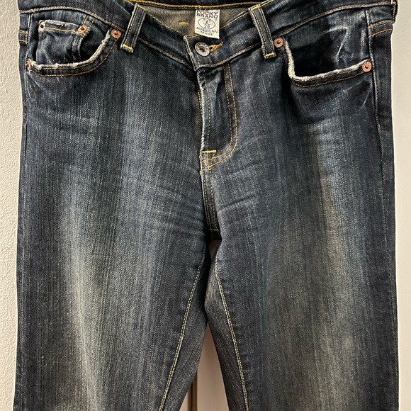 🍀 Lucky Brand Sundown Jeans Size 6/28 - Picture 2 of 6